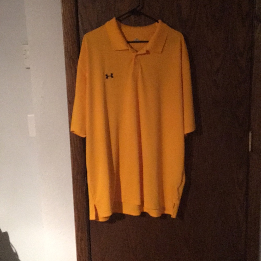 Men’s XXL Gold UA Polo Shirt